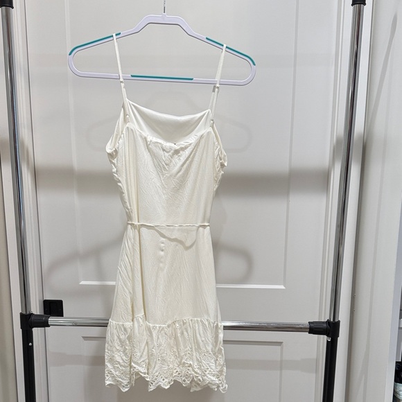 Express Cream Spaghetti Strap Dress - Picture 2 of 3